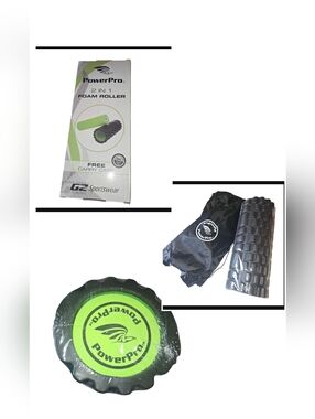 Power Pro 2 In 1 Foam Roller
